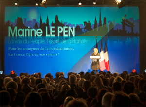 Rassemblement National - Grand Meeting de Marine Le Pen à Rouen le 15 ...