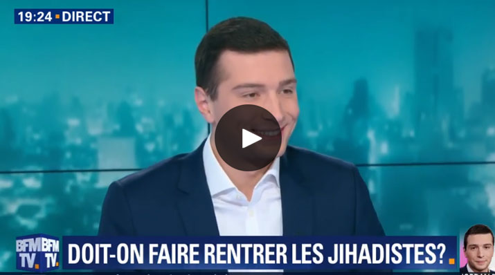 Jordan Bardella sur BFM TV