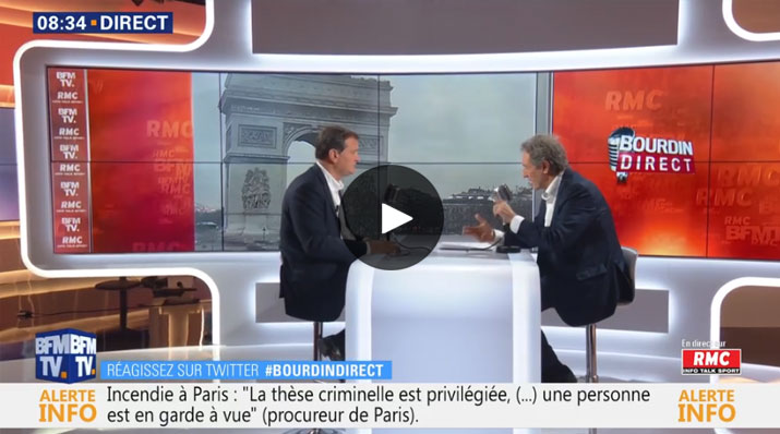 Louis Aliot sur BFM TV et RMC