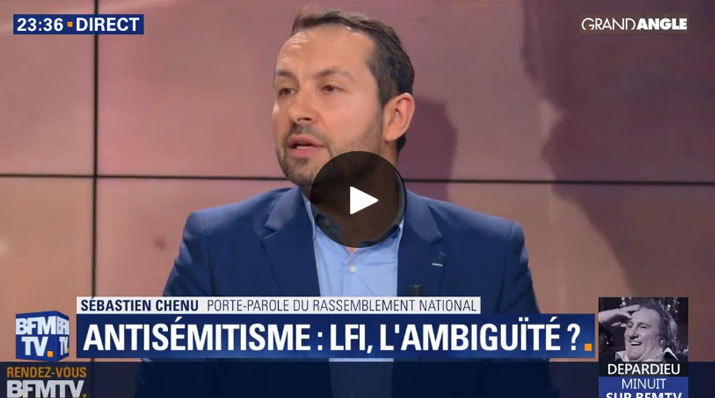 Sébastien Chenu sur BFM TV.