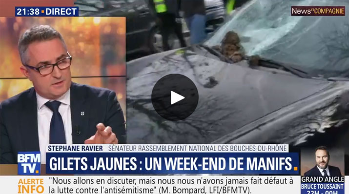 Stéphane Ravier sur BFM TV