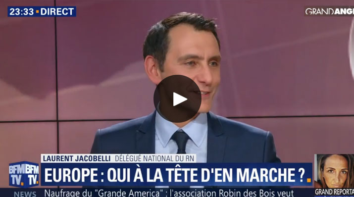 Laurent Jacobelli sur BFM TV