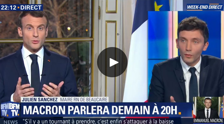 Julien Sanchez sur BFM TV