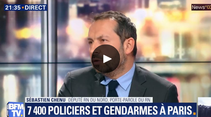 Sébastien Chenu sur BFM TV