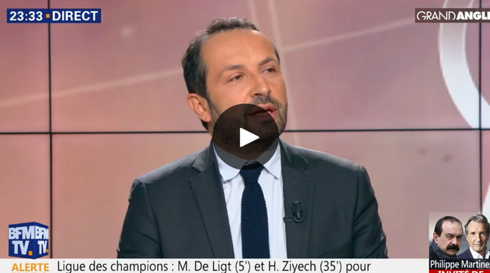 Sébastien Chenu sur BFM TV