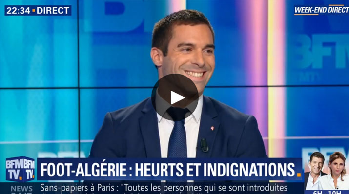 Julien Odoul sur BFM TV