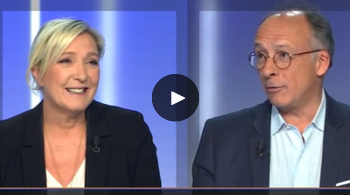 Marine Le Pen invitée du Talk Le Figaro