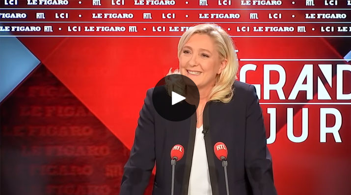 Marine Le Pen sur RTL